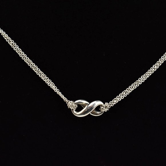 Tiffany & Co. Jewelry - TIFFANY & CO: Sterling Silver "Infinity" Necklace